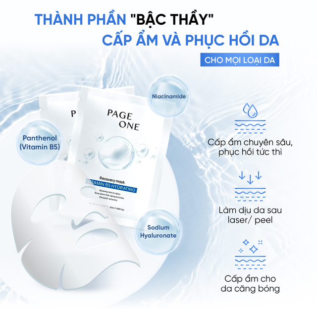 Review mặt nạ PageOne Vitamin B5 Hydrating Recovery Mask có cấp ẩm, làm dịu da tức thì?- Ảnh 4.