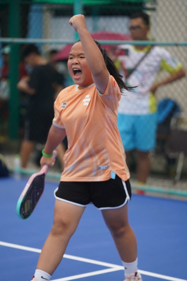 Cô bé có ‘biệt danh’ ngộ nghĩnh vô địch giải pickleball châu Á- Ảnh 3.