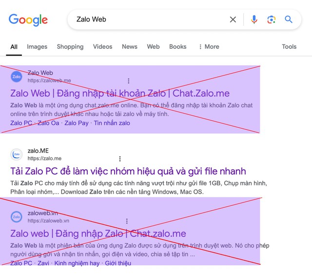 Giả mạo web Zalo để cài cắm link độc hại tại Việt Nam- Ảnh 1.