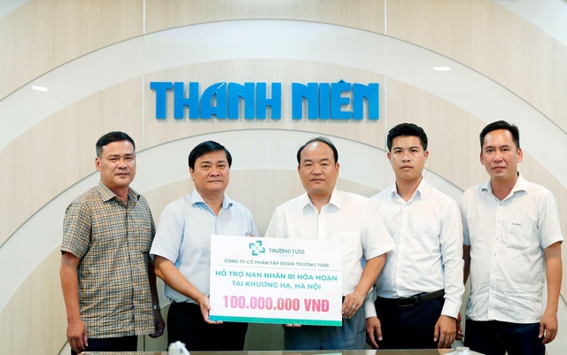 Tập đoàn Trường Tươi đồng hành cùng Báo Thanh Niên trong nhiều chương trình từ thiện xã hội - Ảnh: Đ.L