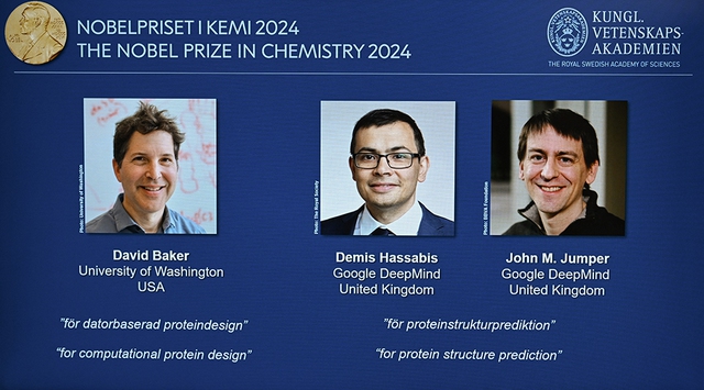 Bộ ba tiên phong về protein nhận giải Nobel Hóa học 2024- Ảnh 1.