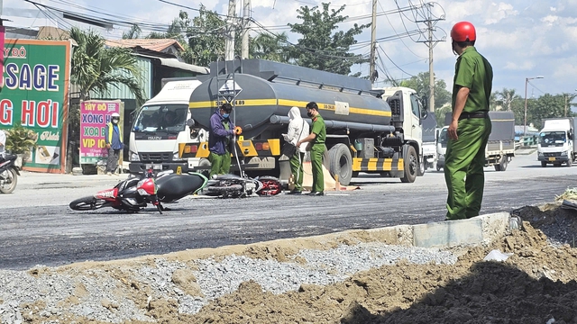 Tai nạn liên hoàn tại đoạn đường đang thi công, 1 người tử vong- Ảnh 1.