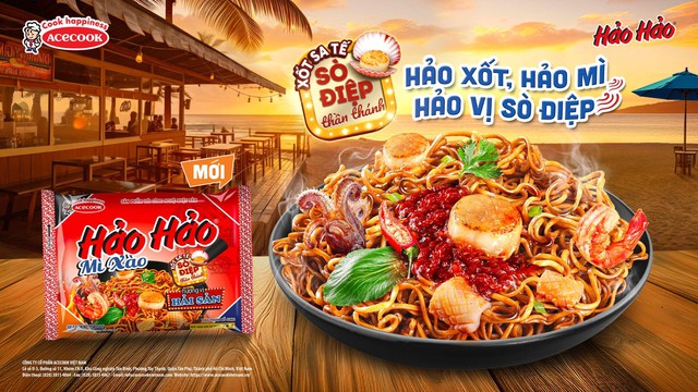 Hảo Hảo bổ sung canxi, nay có Mì Xào Hải Sản Xốt Sa Tế Sò Điệp mới- Ảnh 3.