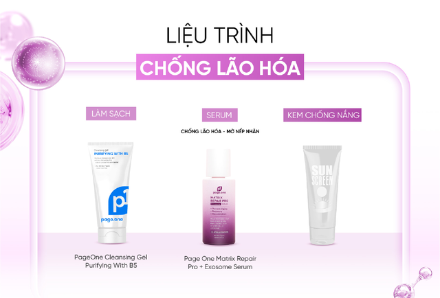 Gợi ý liệu trình chống lão hóa cùng PageOne cho da căng trẻ chỉ sau 6 tuần- Ảnh 1.