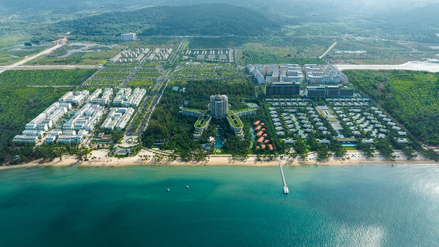 Khu nghỉ dưỡng InterContinental Phu Quoc và Regent Phu Quoc thuộc Khu phức hợp nghỉ dưỡng giải trí Phu Quoc Marina do BIM Land phát triển. Ảnh BIM Land