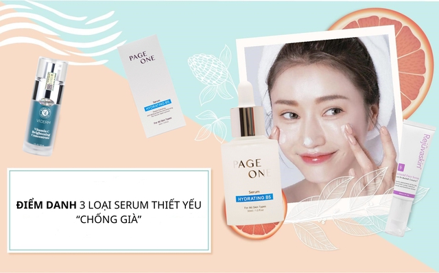 Điểm danh 3 loại serum thiết yếu để ‘chống già’- Ảnh 1.