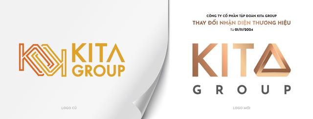 Logo KITA Group mới chính thức được áp dụng kể từ tháng 11.2024