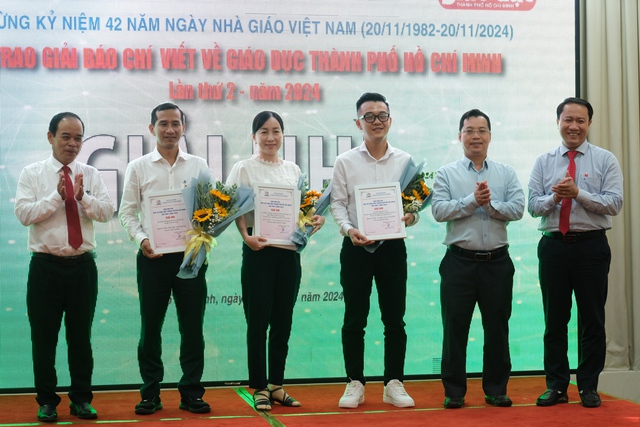 Báo Thanh Niên đạt giải thưởng báo chí viết về giáo dục TP.HCM- Ảnh 6.