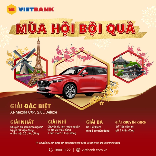 Khách hàng Vietbank có cơ hội trúng xe hơi trị giá hơn 1 tỉ đồng- Ảnh 2.