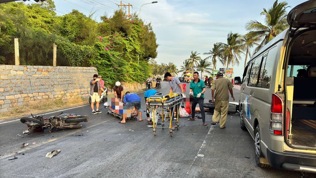 Bình Thuận: Xe máy tông nhau, 2 người nước ngoài tử vong- Ảnh 1.