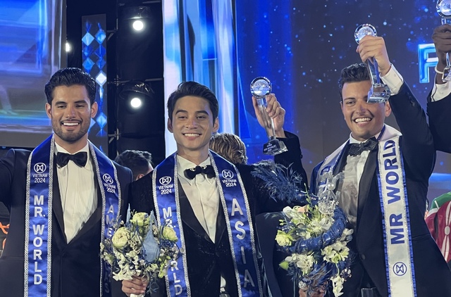 Thí sinh Puerto Rico chiến thắng Mr World 2024, Phạm Tuấn Ngọc giành ngôi á vương 1- Ảnh 1.