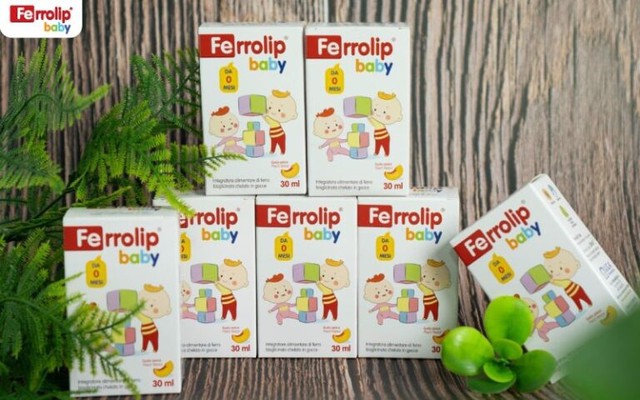 Ferrolip Baby - sắt amin cho trẻ sơ sinh được mẹ tin dùng