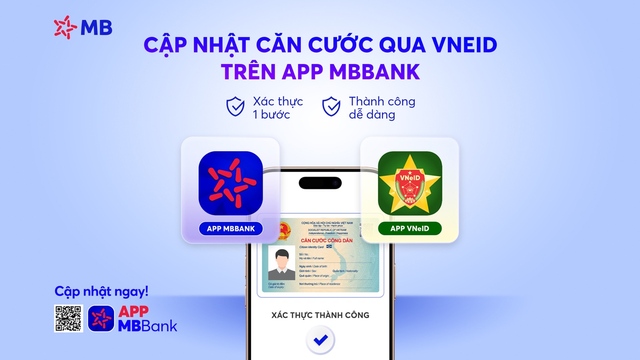 MB chi gần 2 tỉ đồng tặng khách hàng cập nhật căn cước trên App MBBank- Ảnh 2.