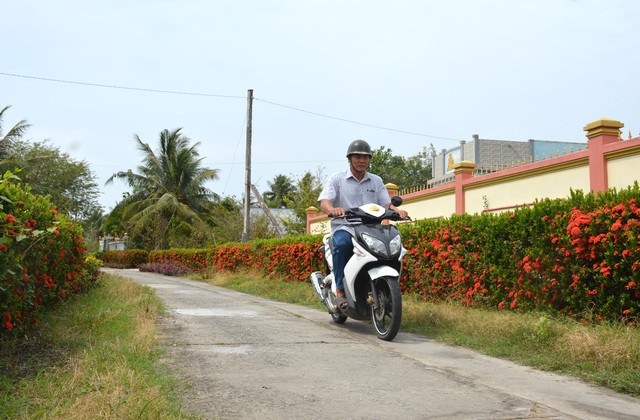 Diện mạo nông thôn ở ấp Phước Hòa, xã Biển Bạch Đông, H.Thới Bình, Cà Mau ngày càng khởi sắc. ẢNH: GIA BÁCH