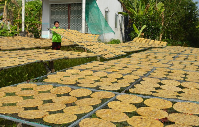 Mô hình làm chuối khô ở H.Trần Văn Thời, Cà Mau tạo việc làm cho nhiều lao động nông thôn. ẢNH: GIA BÁCH