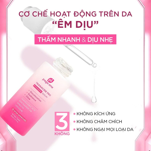 Hướng dẫn sử dụng serum trị nám PageOne Tranacide Pro + Exosome hiệu quả chỉ 6 tuần- Ảnh 5.