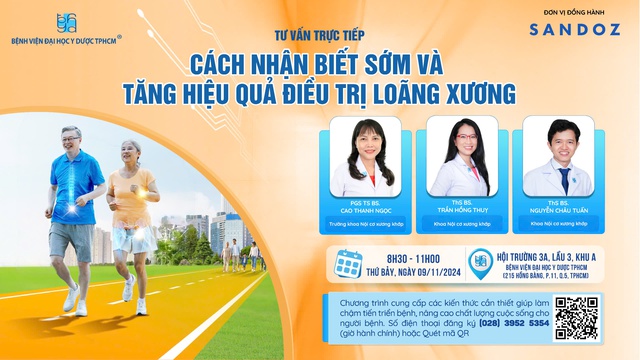 Tư vấn trực tiếp: Cách nhận biết sớm và tăng hiệu quả điều trị loãng xương- Ảnh 1.