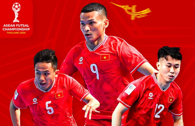 Đè bẹp Brunei tỷ số sốc 14-0, đội tuyển futsal Việt Nam chiếm ngôi đầu của Thái Lan- Ảnh 2.