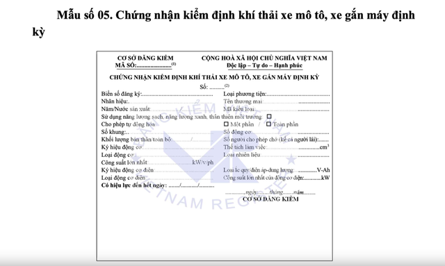 Thực hư xe máy trên 5 năm phải kiểm định khí thải từ 1.1.2025- Ảnh 2.