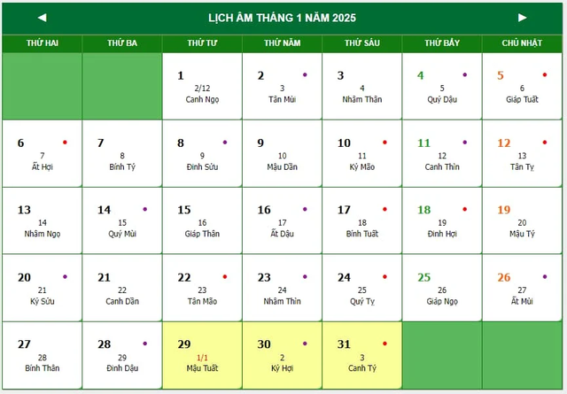 Năm 2025 có 30 Tết không?- Ảnh 1.