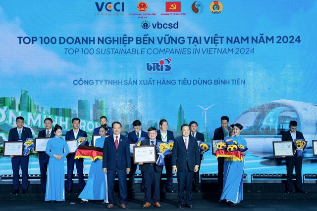 Biti's tự hào được vinh danh trong Top 100 Doanh nghiệp bền vững Việt Nam CSI 2024 - Ảnh 1.