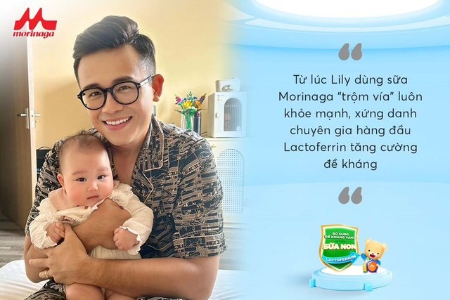 MC Đức Bảo chia sẻ lý do tin dùng sữa Morinaga