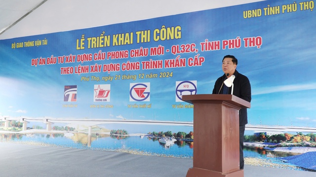 Cầu Phong Châu mới sẽ khánh thành vào tháng 12.2025- Ảnh 1.