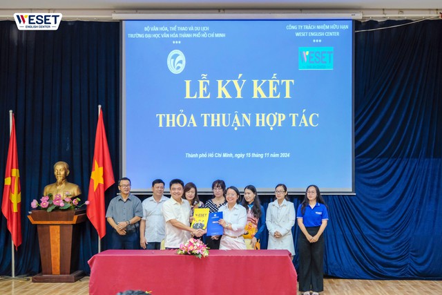 WESET và Trường Đại học Văn hóa tại buổi lễ ký kết thỏa thuận hợp tác