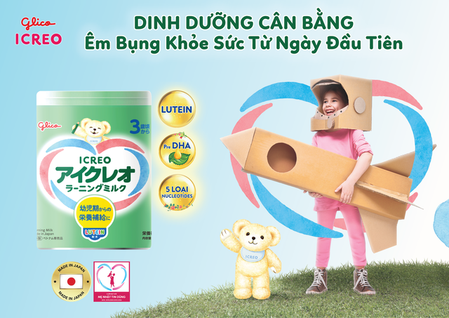 Glico Icreo ra mắt dòng sữa mới: Bổ sung thêm Lutein - dưỡng chất 'vàng' cho bé- Ảnh 2.