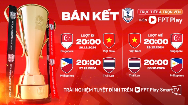 Lịch thi đấu đầy đủ bán kết AFF Cup 2024: Việt Nam, Thái Lan hẹn chung kết- Ảnh 2.