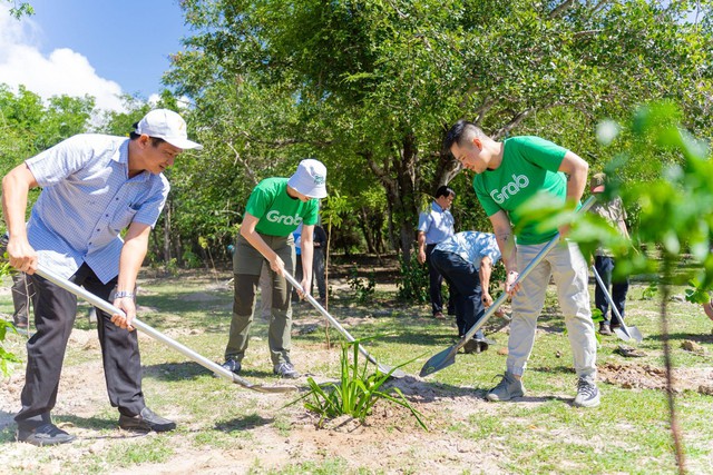 Nhiều mảng xanh sẽ được tạo thêm tại Ninh Thuận nhờ sự chung tay của người dùng Grab