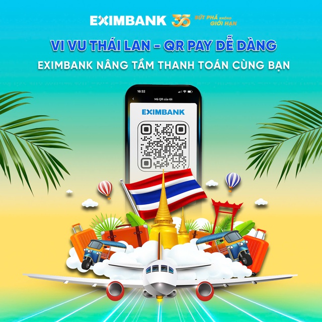 Eximbank đã ứng dụng công nghệ QR Pay để mang đến giải pháp thanh toán thông minh.