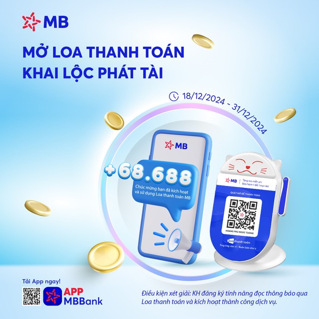 MB tặng miễn phí thiết bị loa thanh toán cho hộ kinh doanh nhỏ- Ảnh 4.