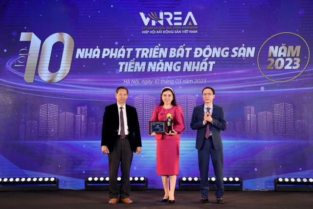 Chủ đầu tư KN Cam Ranh nhận giải Top 10 nhà phát triển bất động sản tiềm năng nhất năm 2023