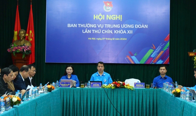 Khai mạc Hội nghị Ban Thường vụ T.Ư Đoàn lần thứ 9, khóa XII- Ảnh 1.