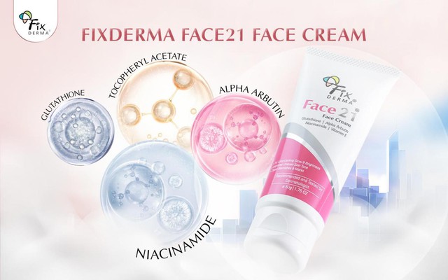 Kem dưỡng ẩm sáng da Fixderma Face21 Face Cream