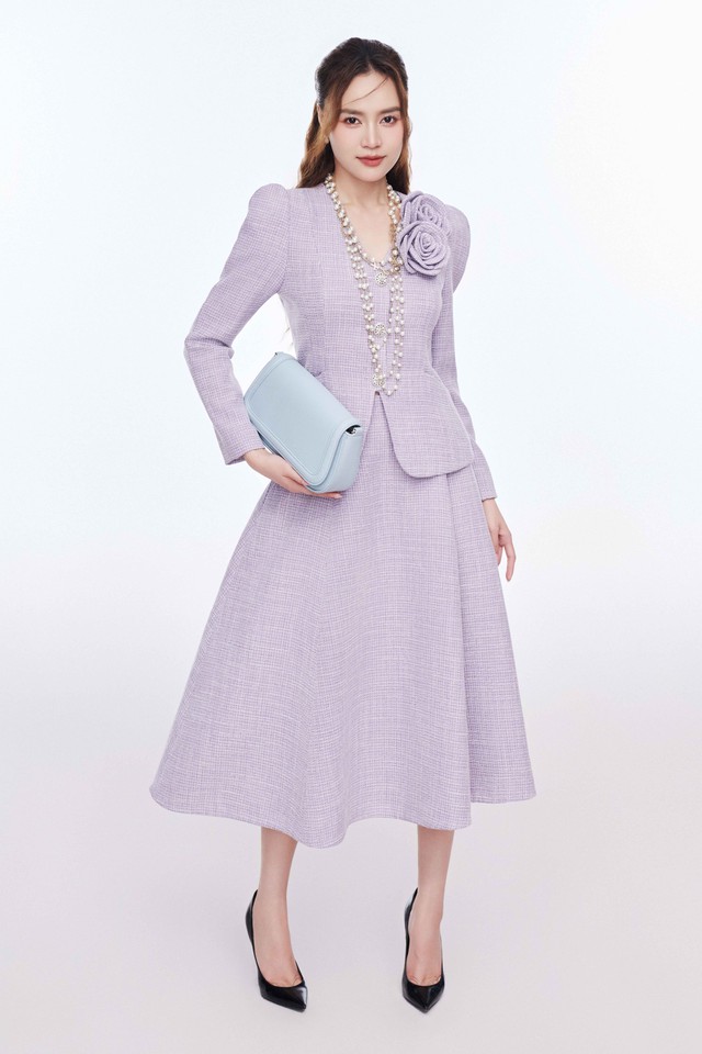 Evoking ladylike, aristocratic charisma with tweed fashion - Photo 6.