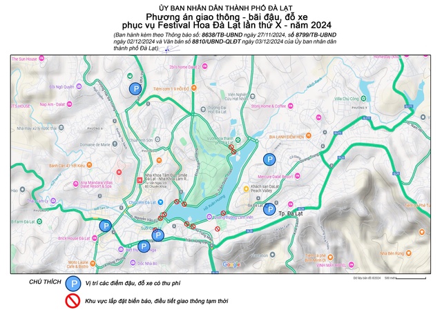 Đà Lạt cấp tốc mở hàng loạt bãi đậu xe phục vụ Festival hoa- Ảnh 2.