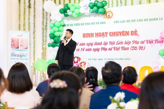 CEO Trương Ngọc Huy đã có những chia sẻ về làm đẹp trong thời đại 4.0 (Nguồn: DRH Clinic)