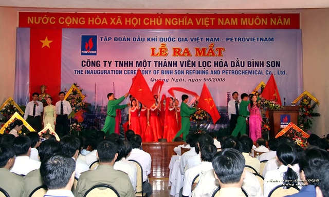 Ngày 9.6.2008, Petrovietnam tổ chức lễ ra mắt Công ty TNHH MTV lọc hóa dầu Bình Sơn (nay là BSR)