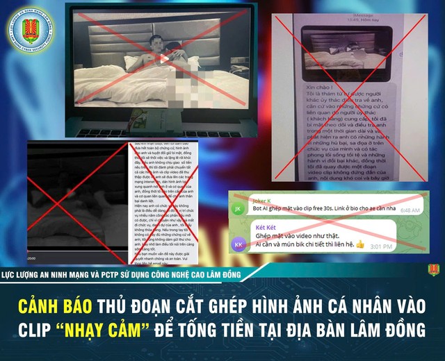 Cảnh báo thủ đoạn tống tiền qua clip nhạy cảm bằng công nghệ AI tinh vi - Ảnh 1.