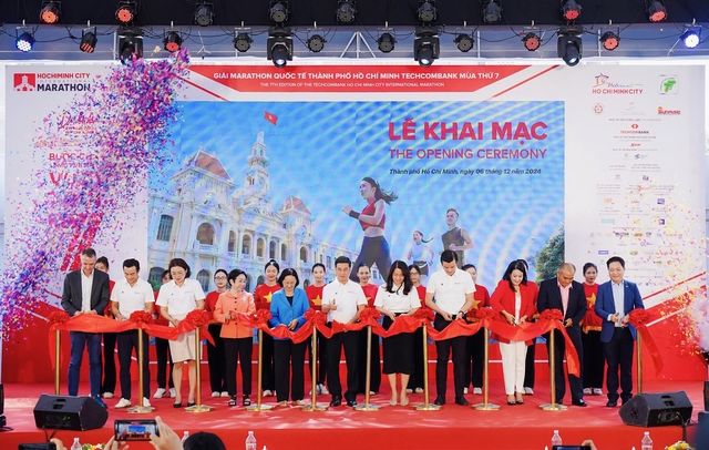 Khai mạc giải Marathon Quốc tế TP.HCM Techcombank lần thứ 7- Ảnh 1.