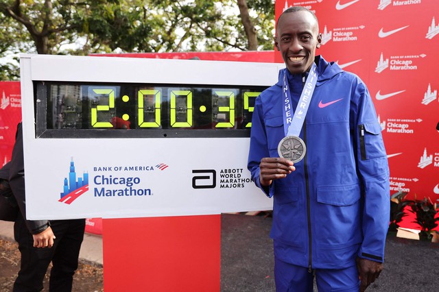 Điền kinh thế giới bàng hoàng khi nhà vô địch marathon Kelvin Kiptum thiệt mạng- Ảnh 1.