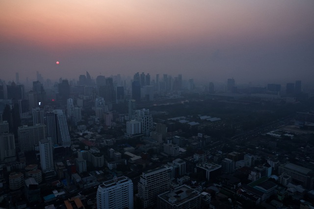 Bangkok cảnh báo ô nhiễm, cho công chức làm việc ở nhà- Ảnh 1.