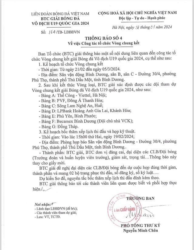 Nhiều khả năng sẽ có bảng 'tử thần' tại vòng chung kết giải U.19- Ảnh 5.