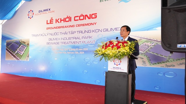 Khởi công trạm xử lý nước thải tập trung Khu công nghiệp Gilimex tỉnh Thừa Thiên Huế- Ảnh 3.