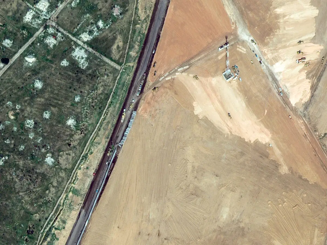 Đồn đoán xung quanh bức tường bí ẩn Ai Cập xây gần Dải Gaza- Ảnh 1.
