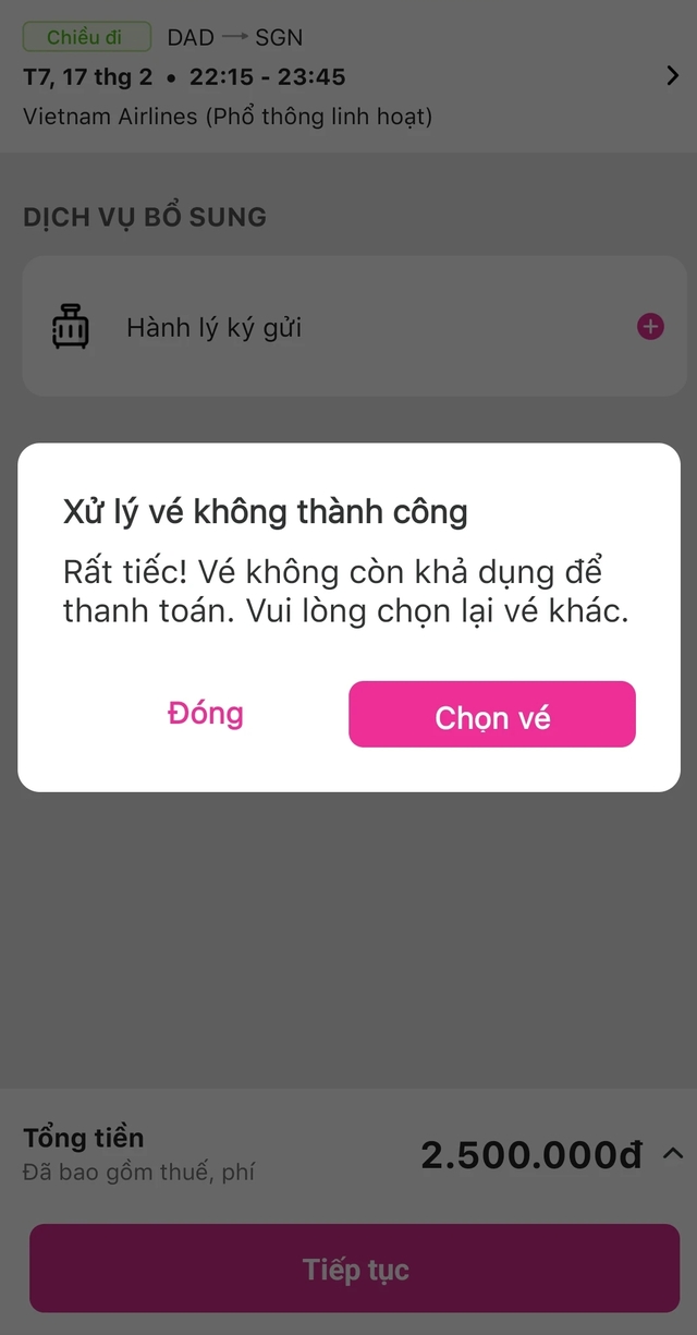 'Khóc ròng' vì mua vé máy bay trở lại TP.HCM khó hơn… mò kim đáy bể- Ảnh 4.