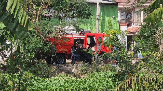 Mới khai trương, cơ sở xay keo tại Q.Bình Tân phát cháy- Ảnh 2.