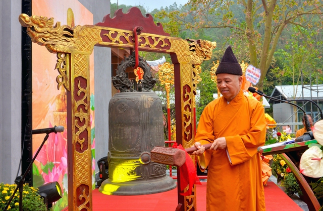 'Sử thi Phật hoàng Trần Nhân Tông' khai hội xuân Ngọa Vân- Ảnh 1.